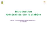 Introduction Généralités sur le diabète