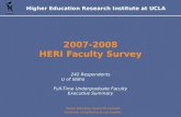 2007-2008 HERI Faculty Survey