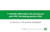 7 metode alternative de promovare prin PPC Marketing pentru IT&C