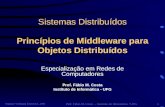 Sistemas Distribuídos Princípios de Middleware para Objetos Distribuídos