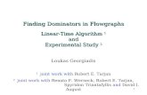 Finding Dominators in Flowgraphs Linear-Time Algorithm  1 and Experimental Study  2