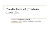 Prediction of protein disorder