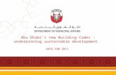 Abu Dhabi’s new Building Codes - underpinning sustainable development   ADSG FQM 2011