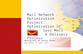 Mail Network Optimization Project: Optimization of First Class Mail Network & Delivery Process
