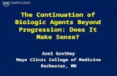 The Continuation of Biologic Agents Beyond Progression: Does It Make Sense?