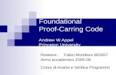 Foundational Proof-Carring Code Andrew W.Appel Princeton University