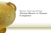 Kasus  cybersquatting:  Nissan Motor vs Nissan Computer