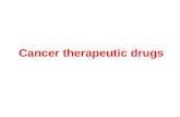 Cancer therapeutic drugs