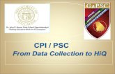 CPI / PSC  From Data Collection to HiQ
