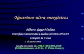 Neutrinos ultra-energéticos