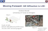 Moving Forward:  DØ Diffraction to LHC