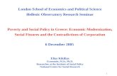 London School of Economics and Political Science Hellenic Observatory Research Seminar