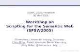 Workshop on Scripting for the Semantic Web (SFSW2005)