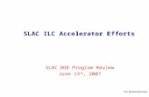 SLAC ILC Accelerator Efforts