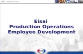 Eisai  Production Operations Employee Development