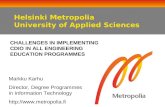 Helsinki Metropolia  University of Applied Sciences