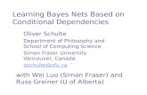 Learning Bayes Nets Based on Conditional Dependencies
