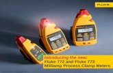 Introducing the new:  Fluke 772 and Fluke 773  Milliamp Process Clamp Meters