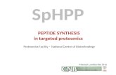 PEPTIDE SYNTHESIS in targeted proteomics