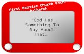 First Baptist Church Etch-A-Sketch