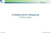 Collaborative Mapping - Erfahrungen -