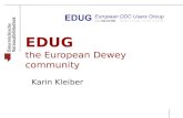 EDUG the European Dewey community