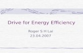 Drive for Energy Efficiency