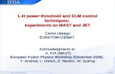 L-H power threshold physics and ITER plasma scenarios