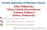 Fourier Spectrum of Riemann Waves