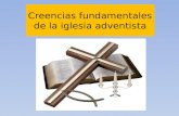 Creencias fundamentales de la iglesia adventista
