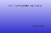 Unit 4 unforgettable experiences