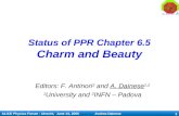 Status of PPR Chapter 6.5 Charm and Beauty