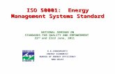 ISO 50001:  Energy Management Systems Standard