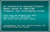 The MIT/NCAR  Three-Dimensional Interactive Aerosol-Climate Model