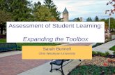 Assessment of Student Learning:  Expanding the Toolbox