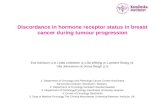Discordance in hormone receptor status in breast cancer during tumour progression