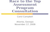 Race to the Top Assessment Program Consultation