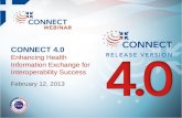 CONNECT 4.0 Enhancing Health Information Exchange for Interoperability Success