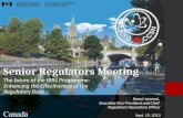 Senior Regulators Meeting