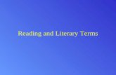 Reading and Literary Terms