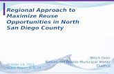 Regional Approach to Maximize Reuse Opportunities in North San Diego County