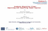 Graduate Migration Flows: Importing and Exporting Human Capital   by Alessandra  Faggian