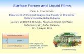 Surface Forces and Liquid Films