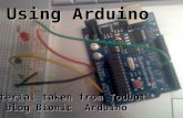 Using  Arduino