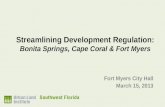 Streamlining Development Regulation: Bonita Springs, Cape Coral & Fort Myers