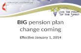 BIG  pension plan change coming