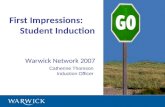 First Impressions: Student Induction