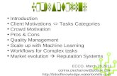 Introduction  Client Motivations   Tasks Categories  Crowd Motivation   Pros & Cons