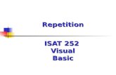 ISAT 252  Visual Basic
