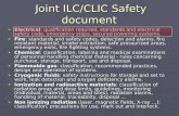 Joint ILC/CLIC Safety document